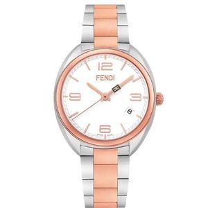 Fendi Womens Momento Swiss Quartz Two-Tone Bracelet Watch, 34mm